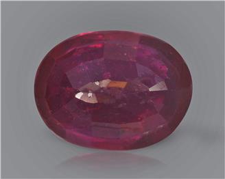  Natural Ruby (Manik) Heated Treated Certified 2.17 CTS... ( 80356 )